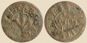1/192 Thaler 1706. Silver. Stralsund Mint.