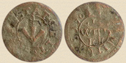 1/192 Daler 1706. Silver. Stralsunds myntverk.