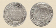 1/12 Taler, Friedrich August I. Leipziger Münzprägeanstalt, 1702. Silber.