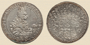 1 taler 1639. Silver.