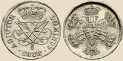 1 Gulden, Friedrich IV. Silber.