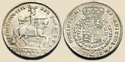 4 марки (1 крона) Фредерика IV. 1711г. Серебро.