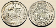 4 Mark (1 Krone), Friedrich IV. 1711. Silber.