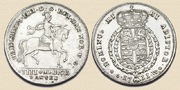 4 марки (1 крона) Фредерика IV. 1711г. Серебро.